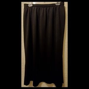 Elegant Black Skirt by Alfred Dunner- Size 18